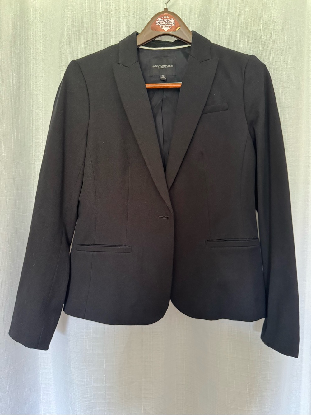 Banana Republic Black Women's Single-Button Blazer